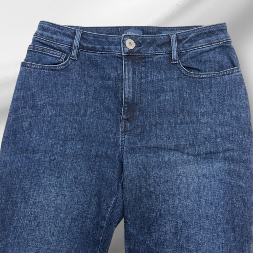 J. JILL Women’s 6 CURVY FIT SLIM LEG Blue Jeans